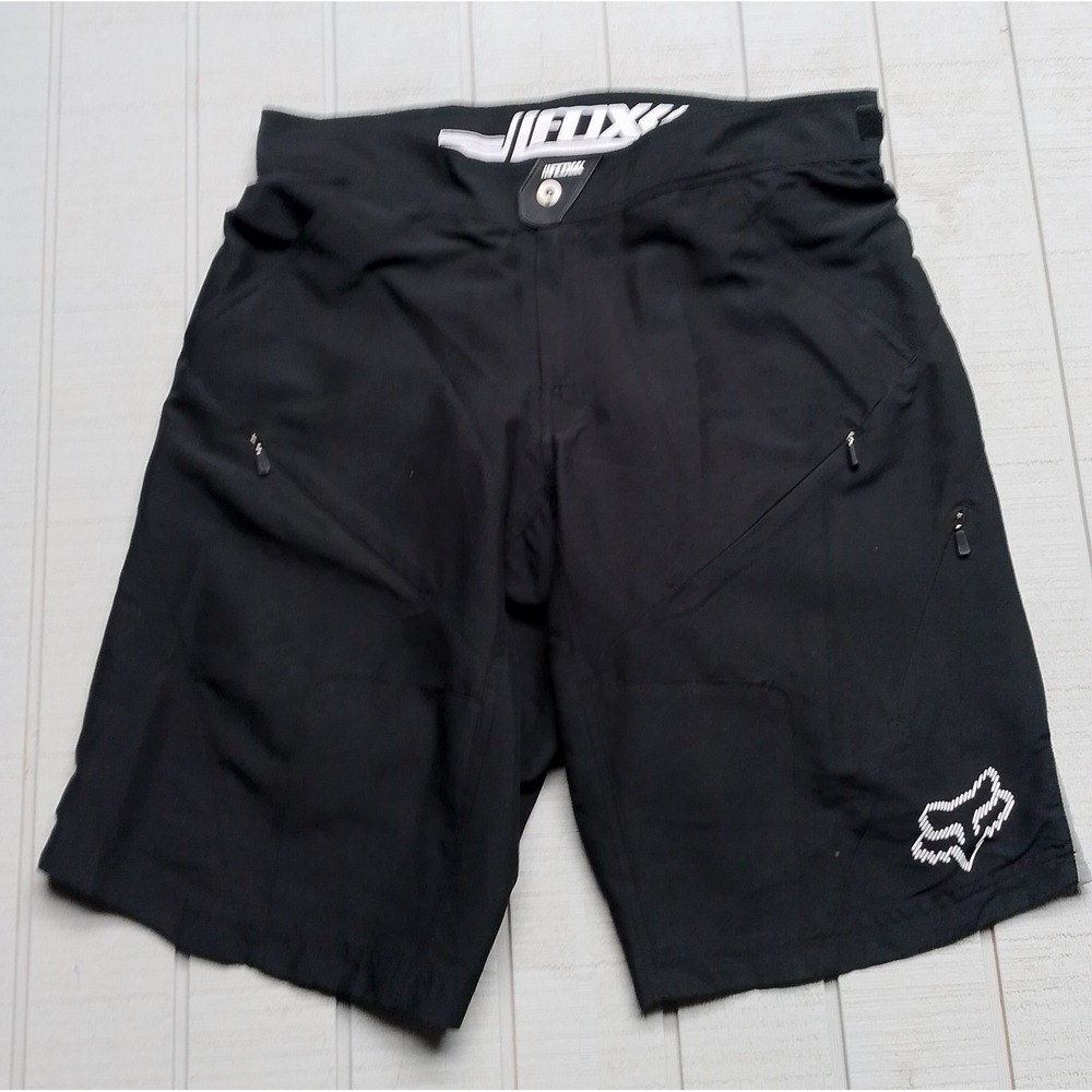 Fox Racing Ranger Mountain Bike Shorts Men's Size 36 Black Lined Lightweight